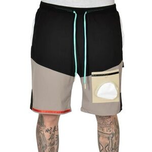 NWT The Hideout Clothing Patchworks Shorts